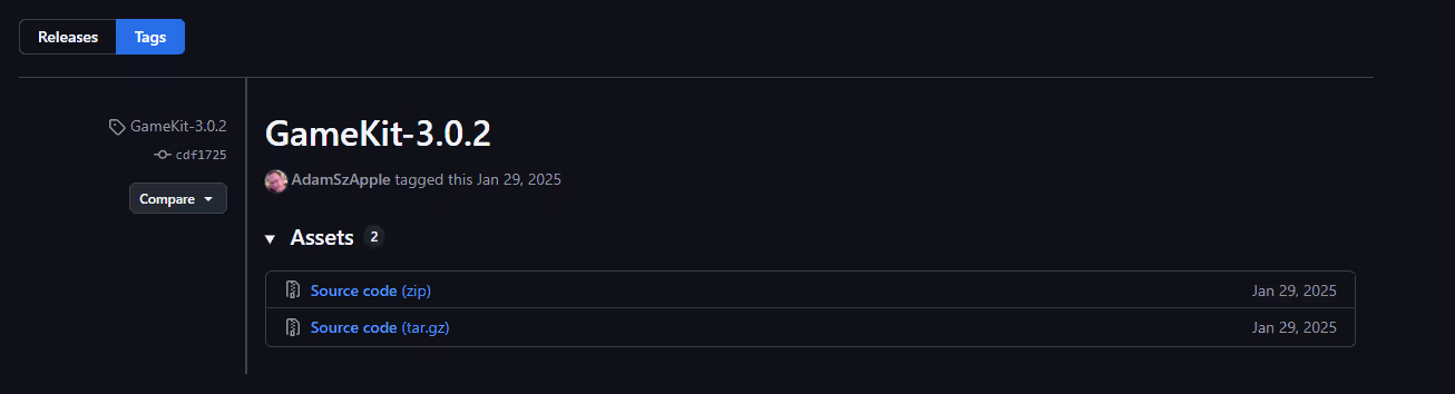 GameKit unity plugins apple tag matching Xcode 16.4