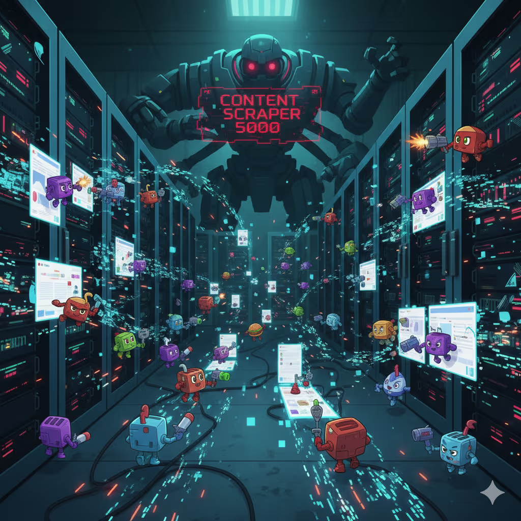 Web scraper bots defense