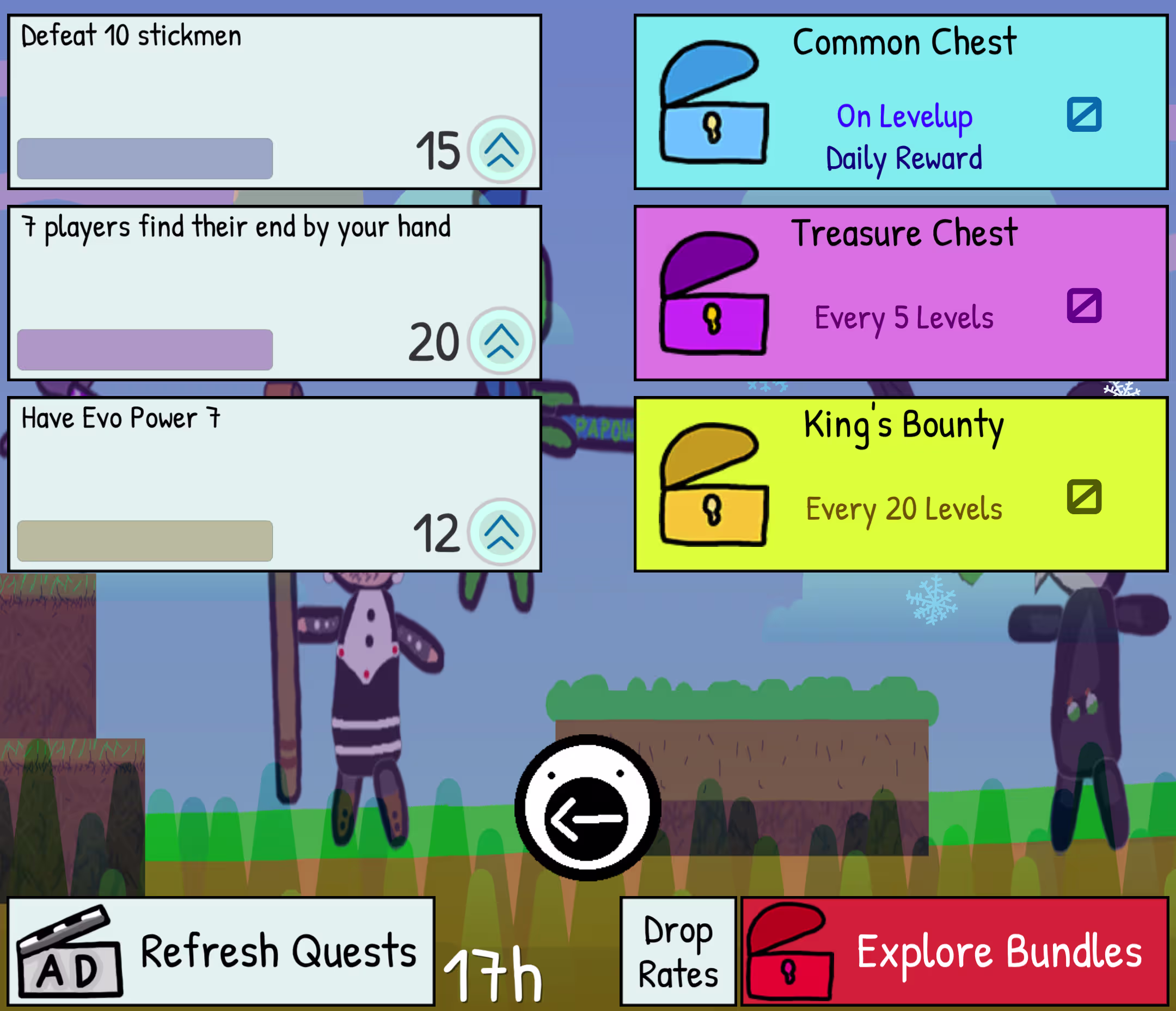 Improved quests system