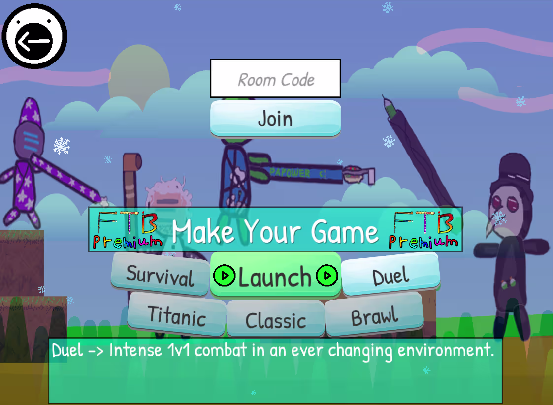 For The Battle Modes Sandbox
